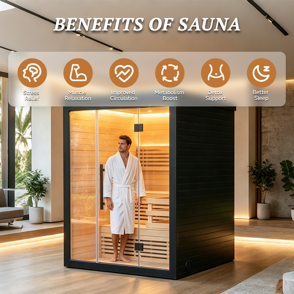 Luksusowa sauna finna dla 1-2  – Spa Wellness Gym recenzja i cena