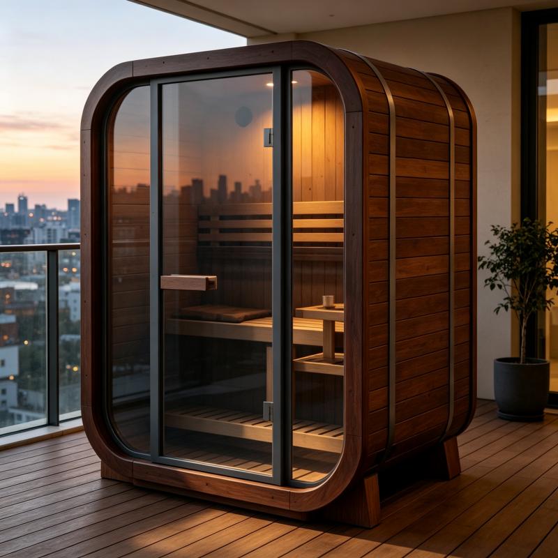 Duża, niestandardowa sauna z l – Spa Wellness Resorts recenzja i cena