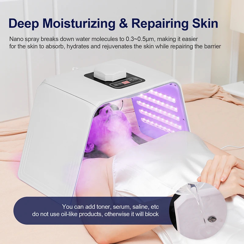 Maska kosmetyczna LED z 7 barw – Spa & Wellness Centre Lielupe recenzja i cena
