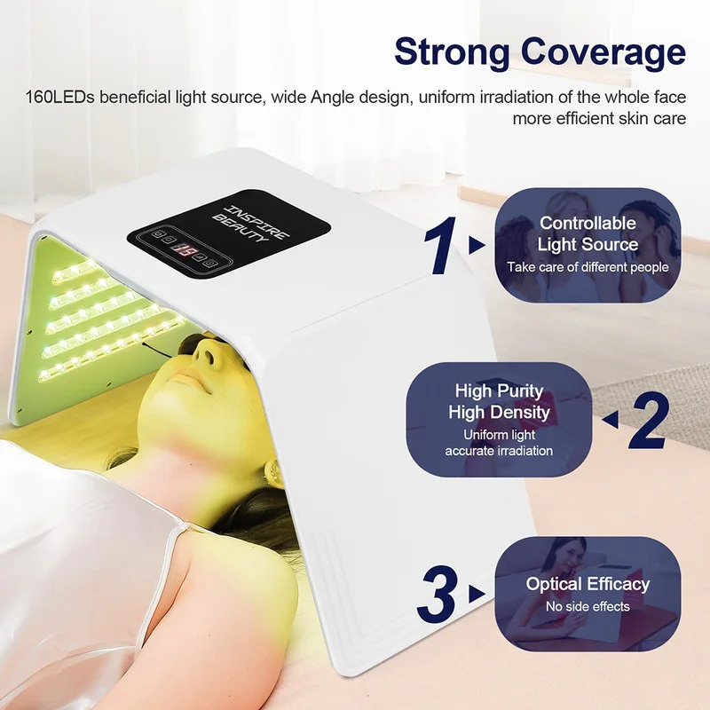 Maska kosmetyczna LED z 7 barw – Spa & Wellness Centre Lielupe recenzja i cena